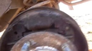 КАК БЫСТРО СНЯТЬ БАРАБАН прикипел задний барабан нива.