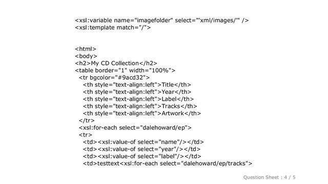 HTML : Nested for-each loops in XSLT not working смотреть онлайн