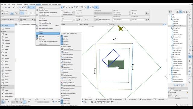 Setting the True North in Archicad Tutorial смотреть онлайн