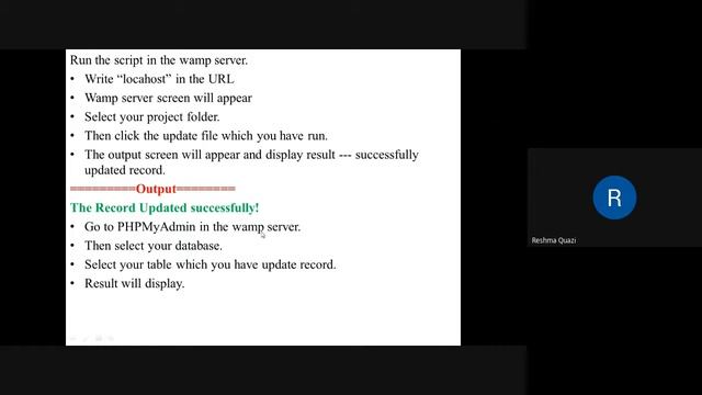 Unit IV (Update Record in PHP with Query) смотреть онлайн