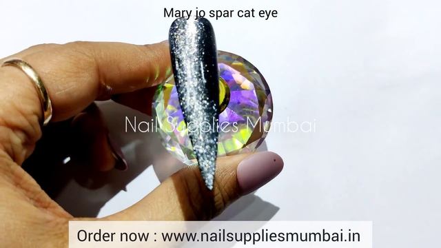 How To Do Cat Eye Nail Art with MaryJo Spar Cateye Gel Polish #nailartproduct #nailart #nailproduct смотреть онлайн