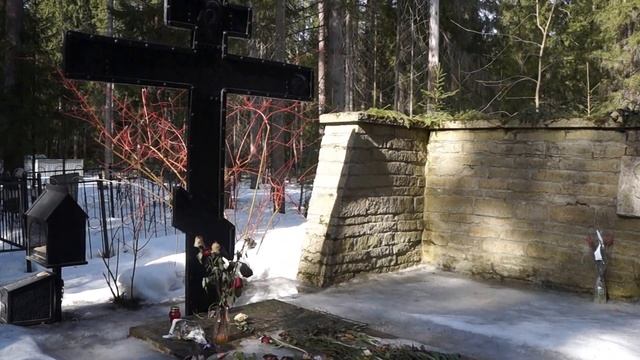 Комарово. Могила Ахматовой смотреть онлайн
