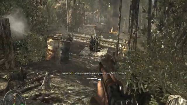 Call of Duty 5 - World at War Часть 7 Рядовой Миллер. Неумолимый смотреть онлайн