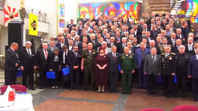 Усман Баратов на съезде Боевого братсва В середине командар Борис Громов Музей ВОВ 2016г смотреть онлайн