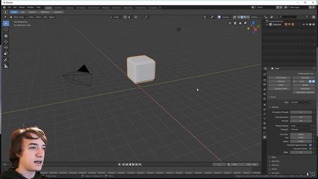 Blender 2.8 Water simulation mini course #2 - Viscosity смотреть онлайн