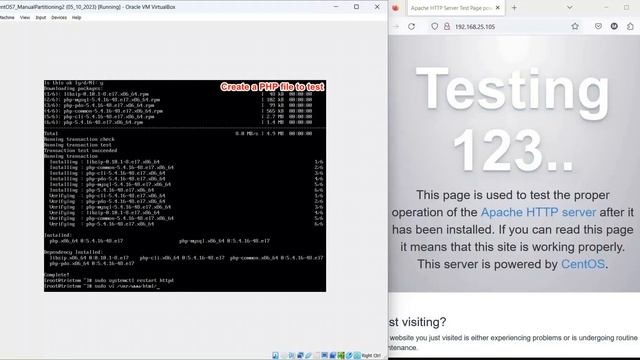 Install LAMP Stack on CentOS and Deploy a PHP website with MySQL database смотреть онлайн