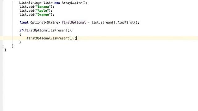 Find first element from a list - Java 8 Steam смотреть онлайн