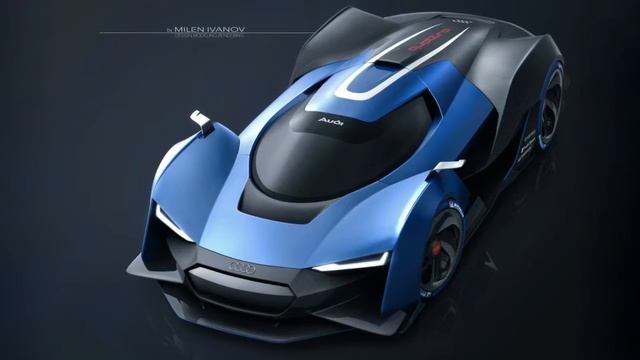 Audi RS Concept Blends Racing Cues With Supercar Looks смотреть онлайн