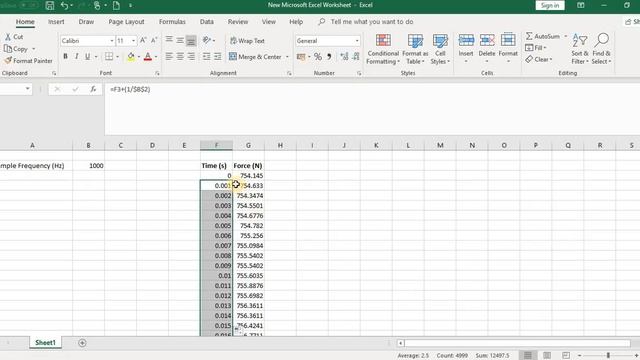Analysing Countermovement Jump Force Data in Microsoft Excel (Pt 1 - Plotting the Data) смотреть онлайн