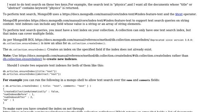 Databases: MongoDB text index and text search (2 Solutions!!) смотреть онлайн