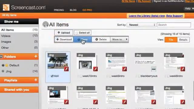 How To Get The URL of your Jing Video from Screencast смотреть онлайн