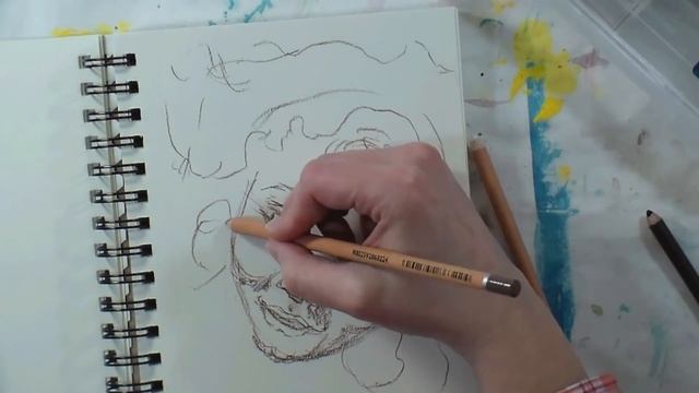 Sketch Like and Old Master with charcoal and chalk pencils! смотреть онлайн