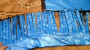 Помпоны из мусорных пакетов для черлидинга  ! Очень простой способ!