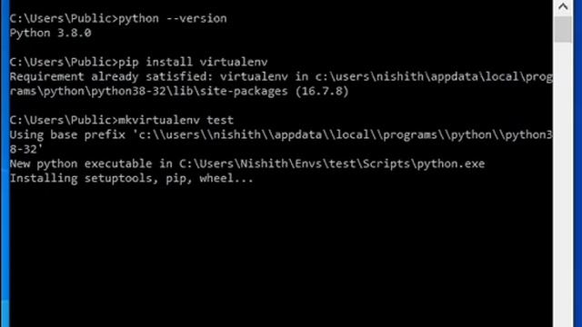 Virtual Env in Python in 3 Steps смотреть онлайн