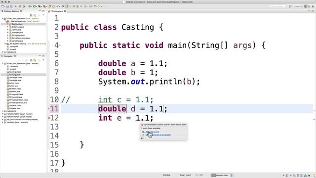 JAVA1 - 8.3. 데이터 타입의 변환 (casting) смотреть онлайн