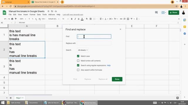 How to remove manual line breaks in Google Sheets смотреть онлайн