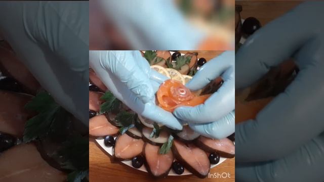 Самый красивый цветок из рыбы. Рыбная нарезка. смотреть онлайн