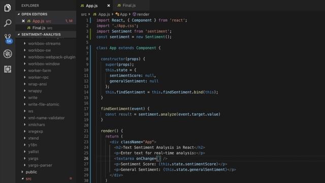 Building a Sentiment Analysis App With React смотреть онлайн