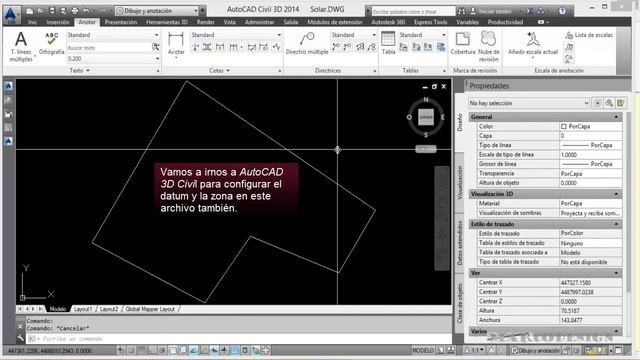 Importar polígono de Google Earth a AutoCAD y viceversa смотреть онлайн