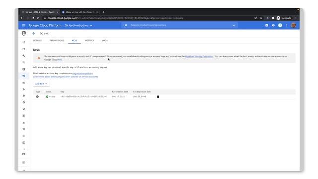 Connecting AppSheet to BigQuery смотреть онлайн