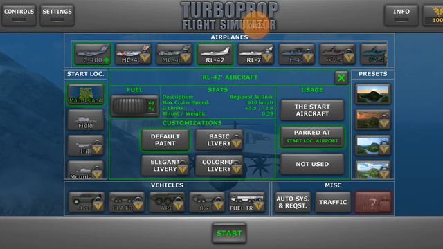 как ВЫБРАТЬ САМОЛЁТ В ИГРЕ TURBO FLIGHT SIMULATOR смотреть онлайн