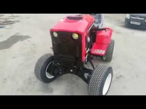 Обзор минитрактора Митракс  т150 -  коробка автомат, гидроусилитель руля!!