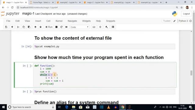 Magic Commands Jupyter Notebook | Line Magic Commands | Part2 | Jupyter Notebook Tutorial смотреть онлайн