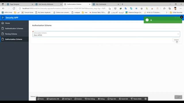 Oracle APEX :How to change Authorization Scheme on runtime with ( English subtitle ) смотреть онлайн