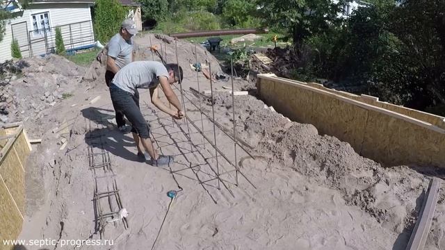 Строительство заезда с бетонными стенками, как сделать правильно, весь процесс работ. смотреть онлайн