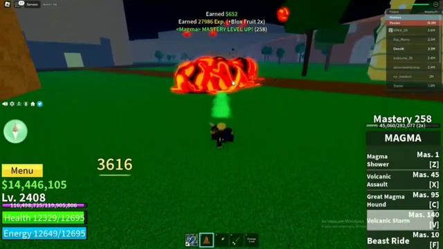 ОБЗОР МАГМА И МАГМА В2 БЛОКС ФРУИТ|MAGMA AND MAGMA AWK V2 BLOX FRUIT смотреть онлайн