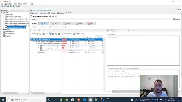 Identifying latency problems in a Java app using a profiler смотреть онлайн