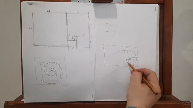 Золотое сечение и спираль Фибоначчи.ПЕРВАЯ ЧАСТЬ #ильяставский #золотоесечение #рисунок #композиция смотреть онлайн