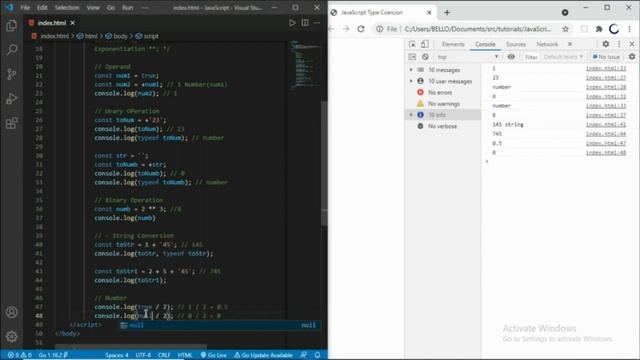 12. JavaScript Type Coercion смотреть онлайн