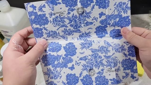 How To DECOUPAGE NAPKINS On Glass | 2 Ways To Decoupage Napkins On Glass
