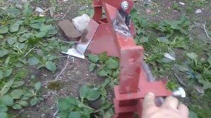 Двухрядный окучник, начало ремонта и переделки