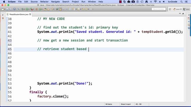 Hibernate Tutorial #18 - Reading Objects with Primary Key смотреть онлайн
