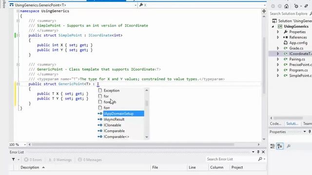 Generics in C# Part 6 - Creating a Generic Interface смотреть онлайн