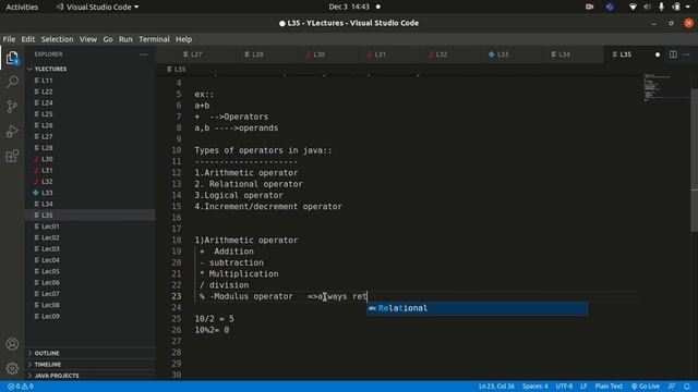 Operators In Java Part-1 Session-35 ||Java|| HeapCode|| Java Full Training ||Ankit Tripathi смотреть онлайн