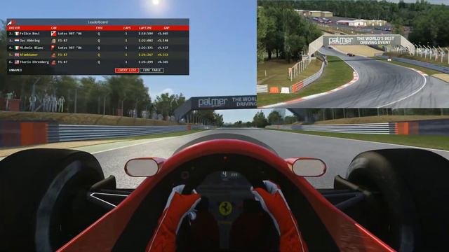 Assetto Corsa - F1/87 Mod - Brands Hatch GP Race смотреть онлайн