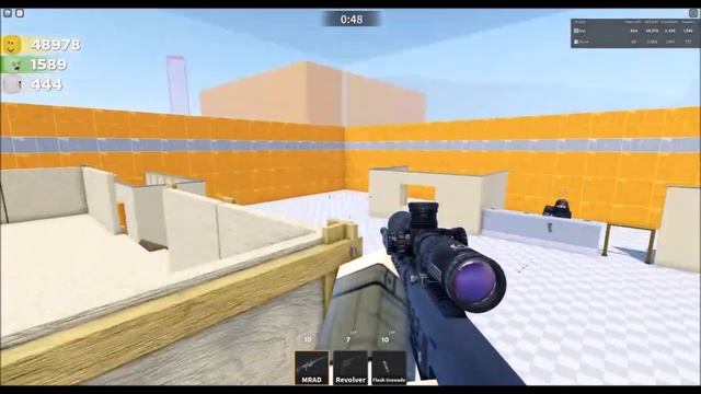 360 No-Scope! (ROBLOX GUN TESTING!) смотреть онлайн