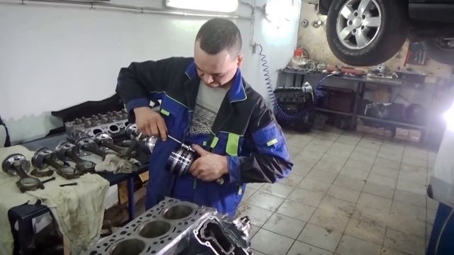 Ремонт двигателя Порше, техническая часть. Сборка. Часть 6 смотреть онлайн