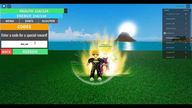 DRAGON BALL RAGE КОДЫ. РОБЛОКС АНИМЕ симулятор. смотреть онлайн