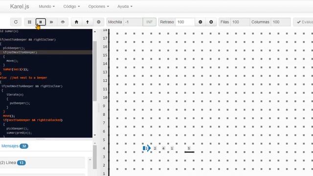 Ejercicio de suma y resta recursión Karel смотреть онлайн