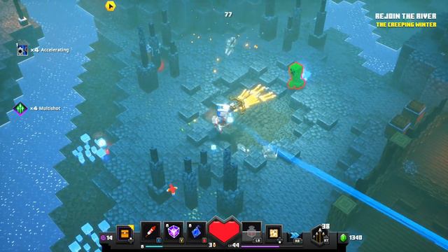 Minecraft Dungeons (Creeping Winter DLC) Frosted Fjord смотреть онлайн