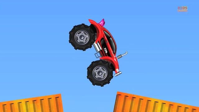 Monster Truck | Sports Car Monster Truck | Kids Car Race смотреть онлайн