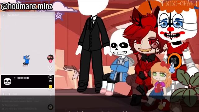 Non-Human Characters react to each other || Sans & Connor || Part 1/2 || Original || Gacha Club смотреть онлайн