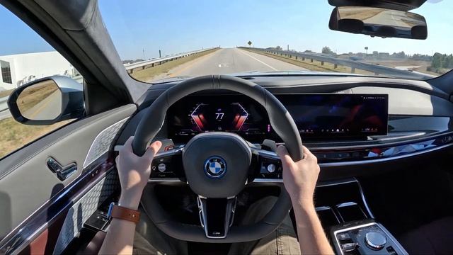 2024 BMW 750e XDrive - POV First Drive (Binaural Audio)