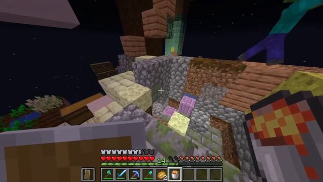 ИГРАЮ В МАЙНКРАФТ ОДИН БЛОК #7 смотреть онлайн