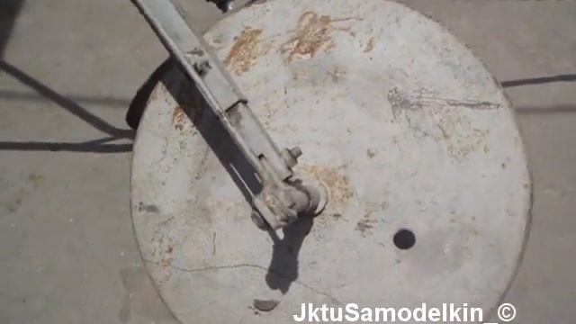 Самодельный дисковый окучник_©Jktu