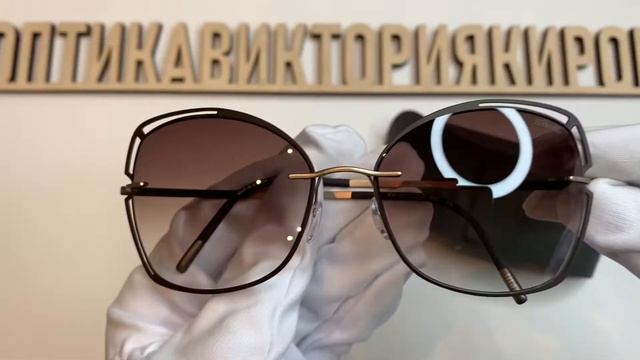 Очки солнцезащитные 8177 6040 Silhouette с футляром смотреть онлайн